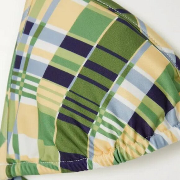 Faithfull The Brand Womens Jaqueline Printed Lined Swim Top Green Multi Print - Picture 3 of 5